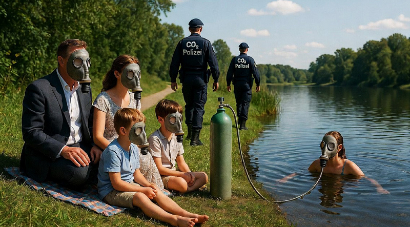Niemcom grozi lockdown związany z emisją CO2!