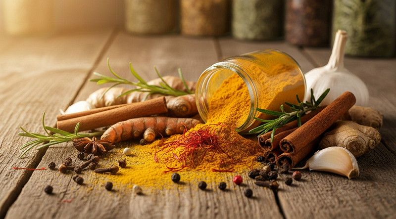 Apteka natury: 10 silnych przypraw, które łagodzą stany zapalne i przywracają zdrowie