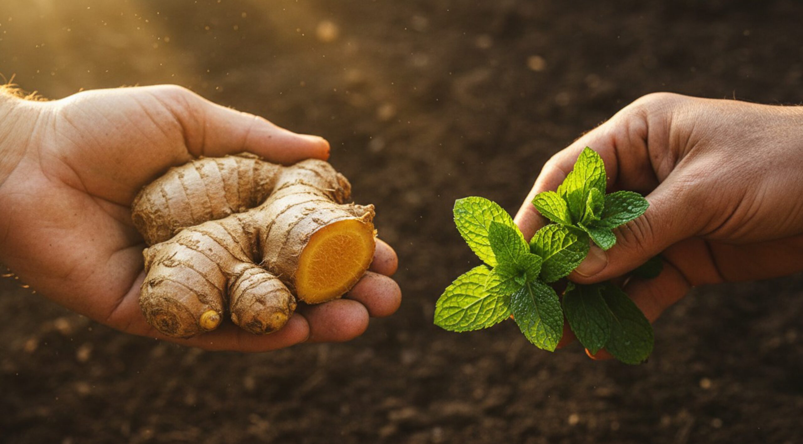 Mięta pieprzowa kontra imbir: Odkrywanie naturalnej apteki dla prawdziwej ulgi w nudnościach