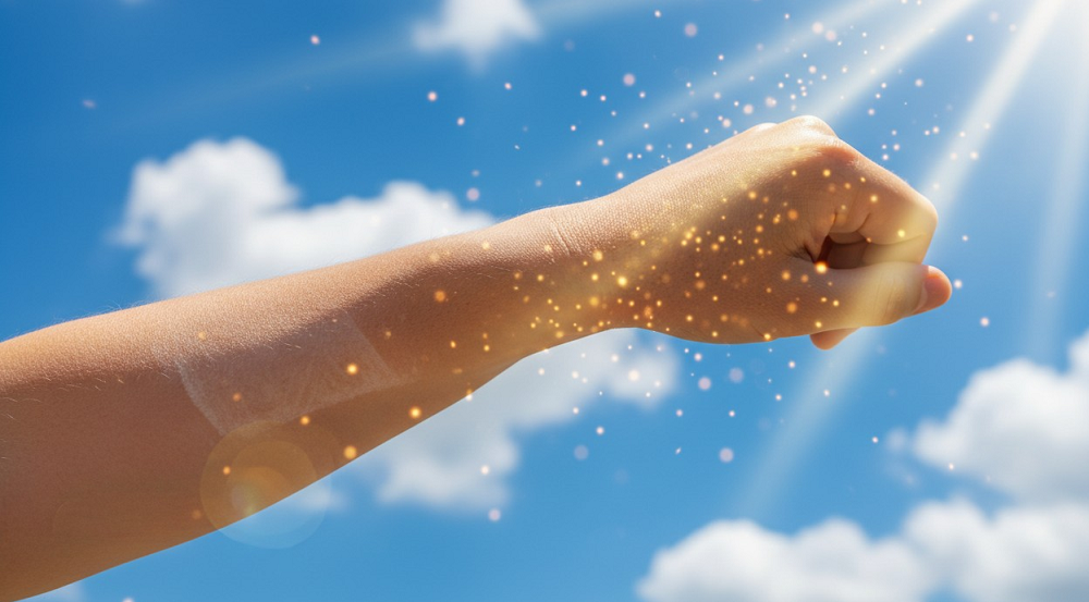 Badania dotyczące naturalnych mechanizmów adaptacyjnych skóry do ekspozycji na słońce