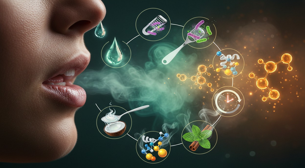 Metody zgłaszane jako łagodzące nieprzyjemny zapach z ust związany z dietą ketogenną