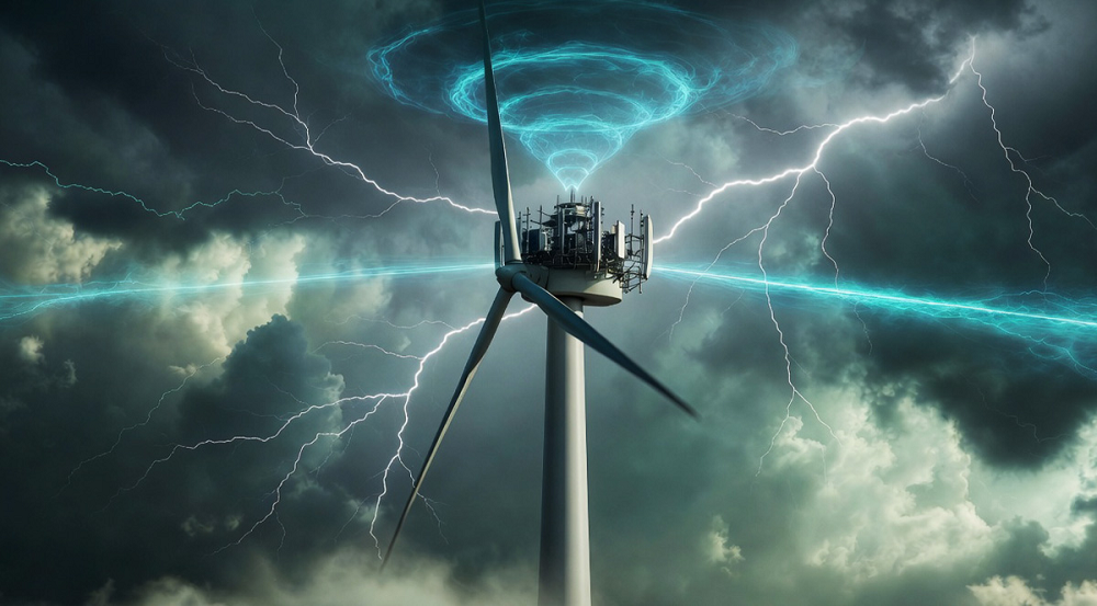 Świetlana przyszłość: Turbiny wiatrowe jako maszty 5G