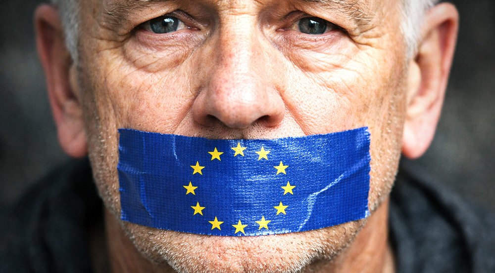 Unia Europejska osiąga wynik 100 na 100 w skali Orwella: Demokracja jest już tylko fasadą