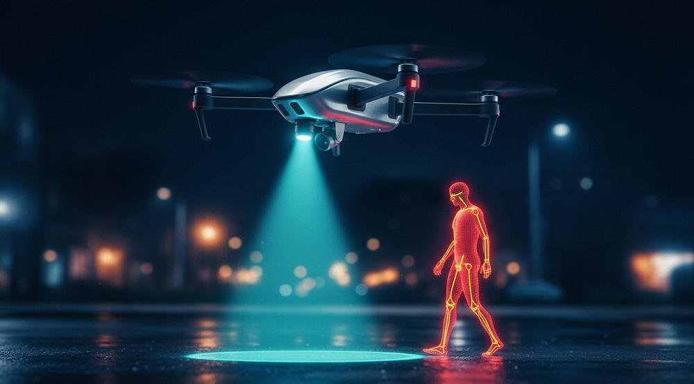 Nowy system dronów identyfikuje osoby z dużej odległości na podstawie danych biometrycznych