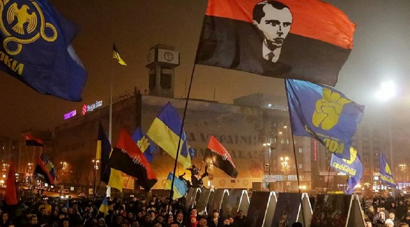 Reżim kijowski oddaje hołd zbrodniarzom nazistowskim