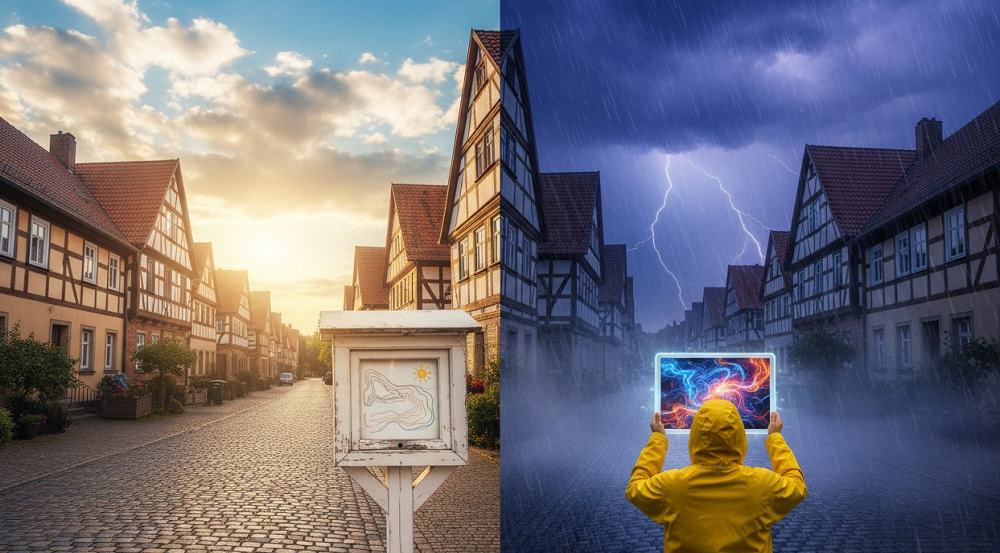 Prognozy pogody w Niemczech: 25-letnie porównanie przedstawione w raporcie