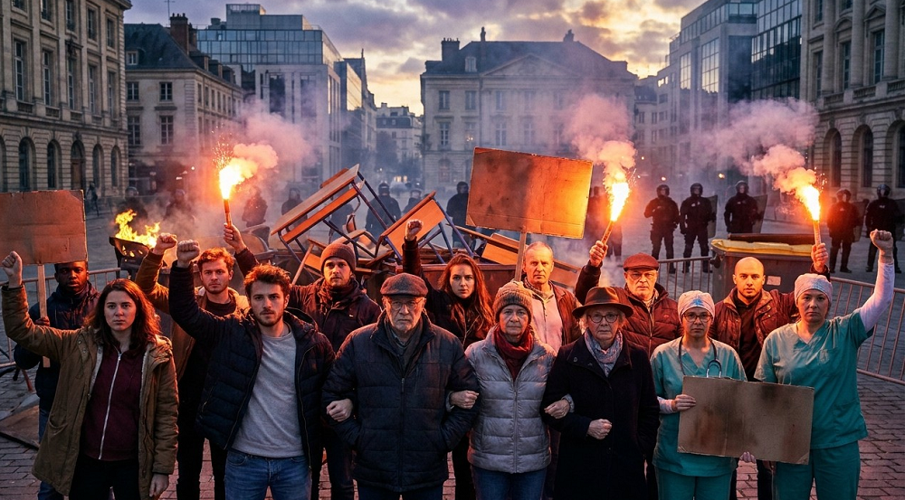 Protesty w różnych krajach UE dotyczą przede wszystkim kwestii mieszkaniowych, edukacji, zatrudnienia oraz planów dotyczących poboru do wojska